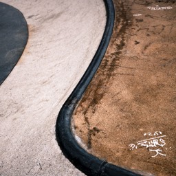 image urban skatepark curve abstract